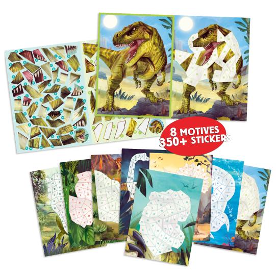 Dino World Number Sticker