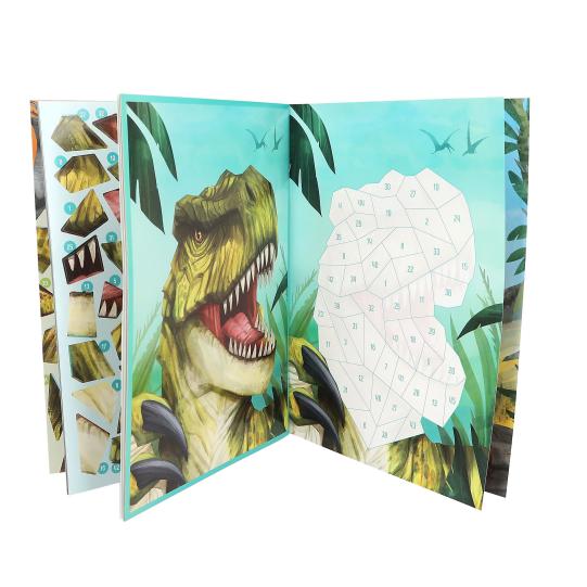 Dino World Number Sticker