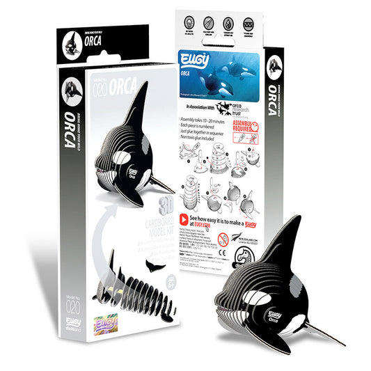 EUGY Orca 3D Model Craft Kit