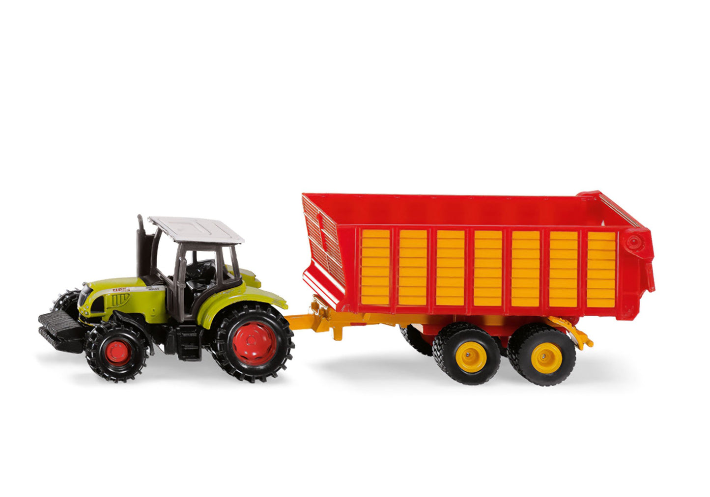 Siku John Deere Tractor & Silage Trailer 1:87 Scale