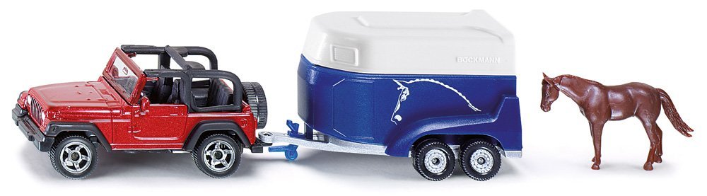 Siku Jeep & Horse Trailer 1:87 Scale