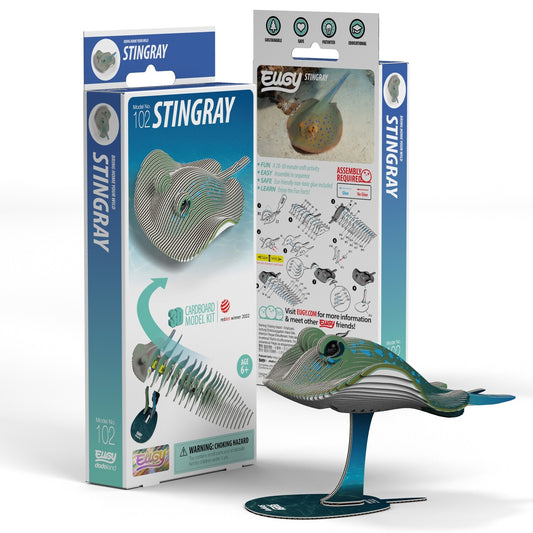 EUGY Stingray 3D Model Craft Kit