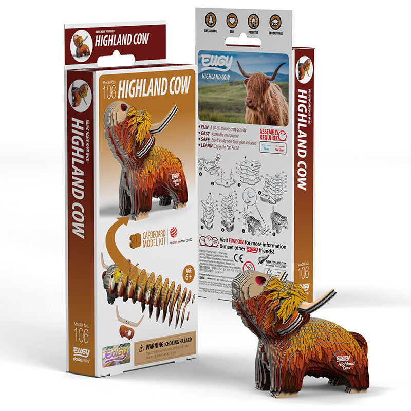EUGY Highland Cow 3D Model