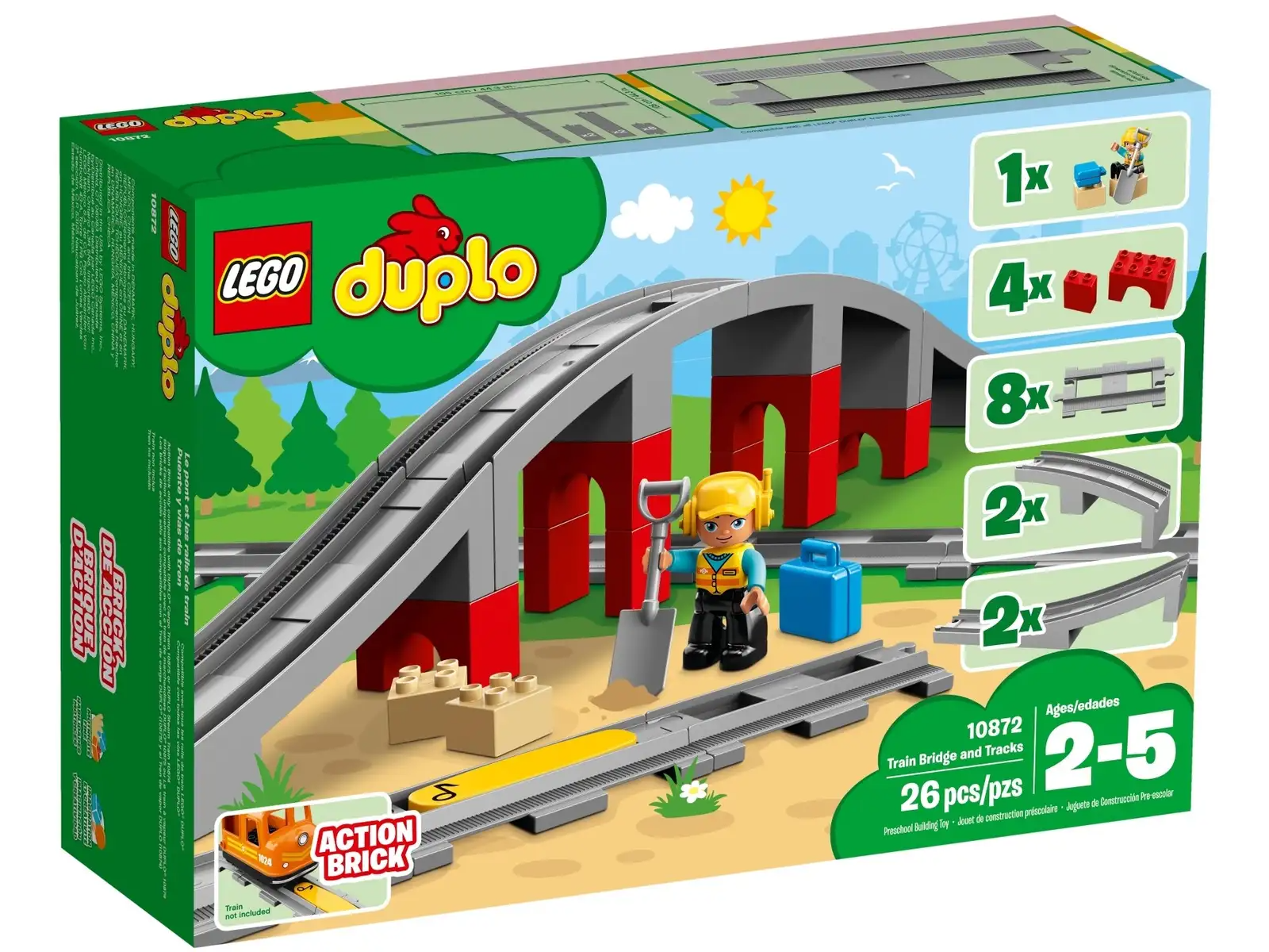 LEGO 10874 Duplo Train Bridge Tracks Best LEGO Gifts Homeware Products Hopkins Of Wicklow