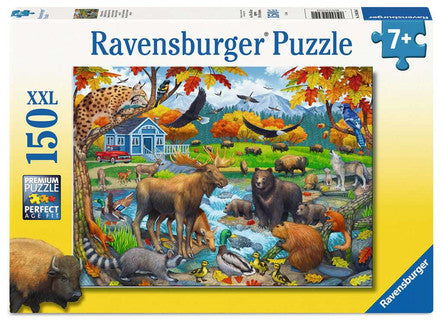 Ravensburger Wildlife Gathering 150 Piece XXL Jigsaw Puzzle