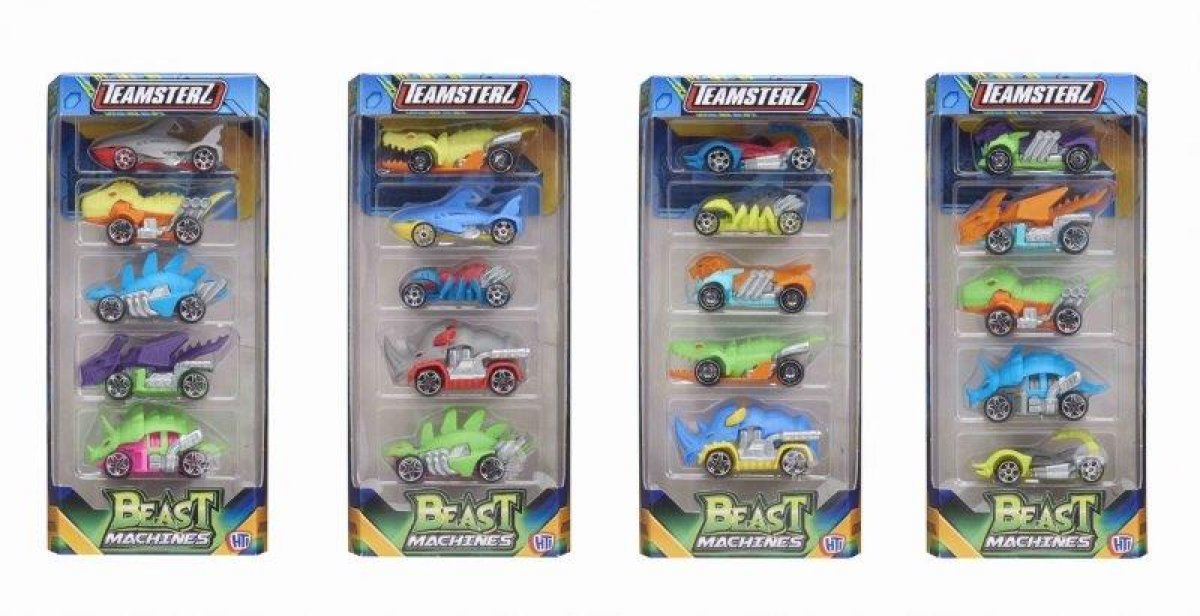 Teamsterz Beast Machines die-cast 5-pack toy cars