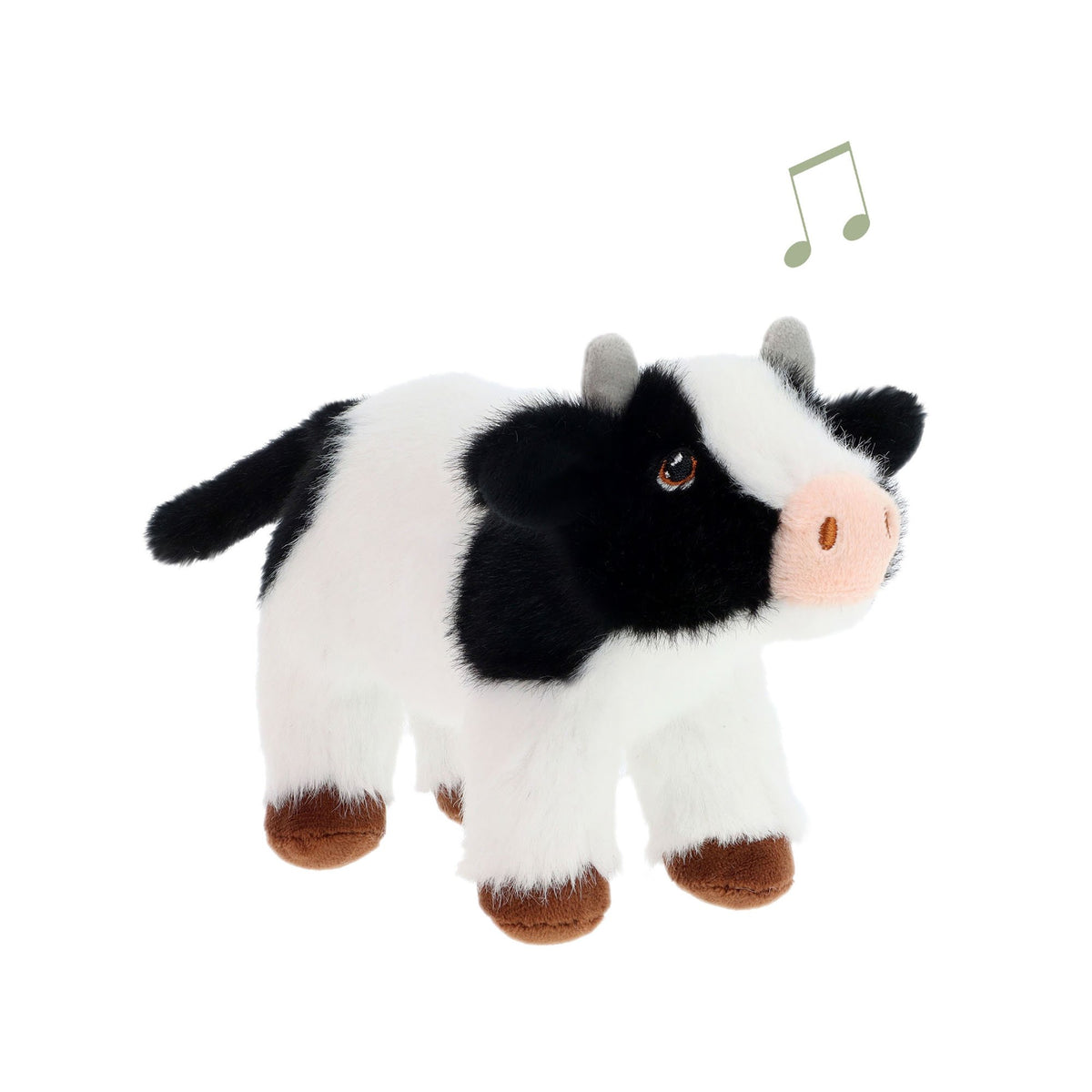 Keeleco Standing Cow With Sound 15cm