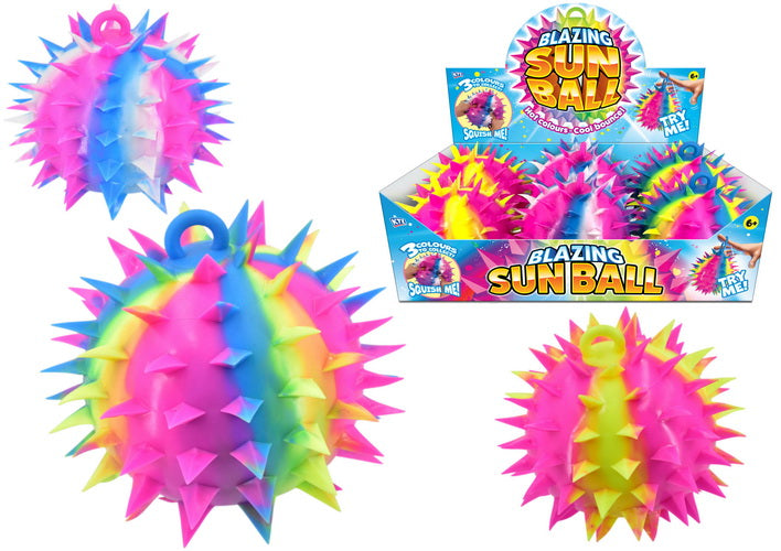 17cm Jumbo Spikey Rainbow Ball