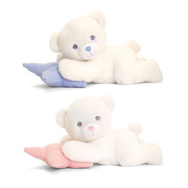 25Cm Keeleco Baby Bear on Pillow Assorted
