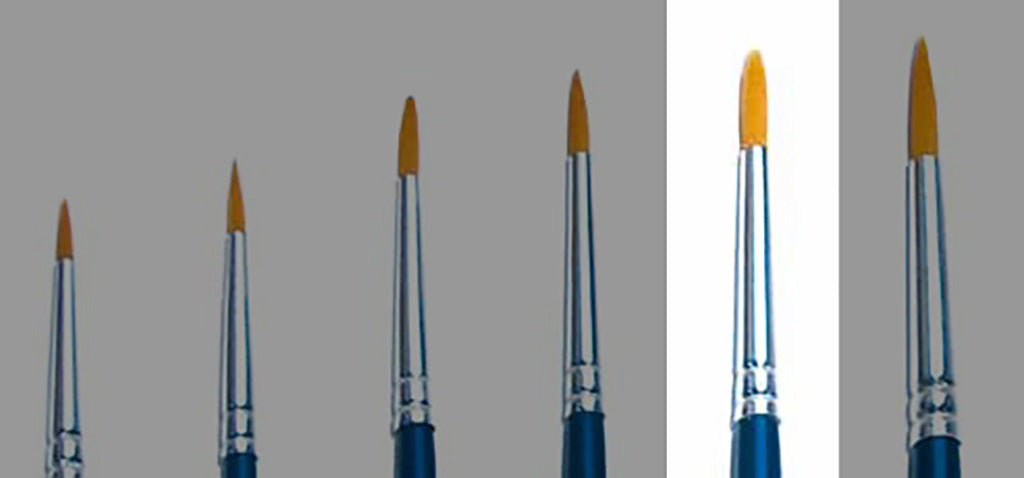 2 Brush Synthetic Round