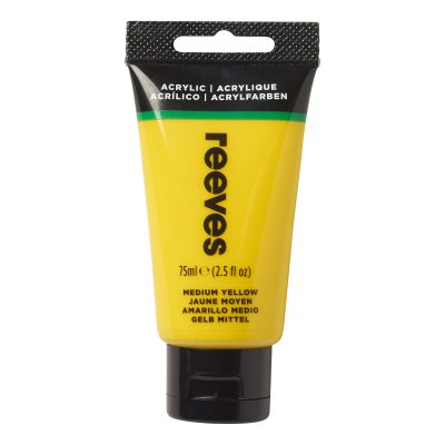 Reeves Acrylic 75ml Yellow Med