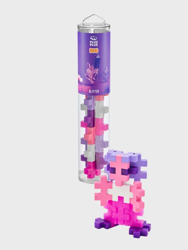 Plus Plus Big Glitter 15 Piece Tube