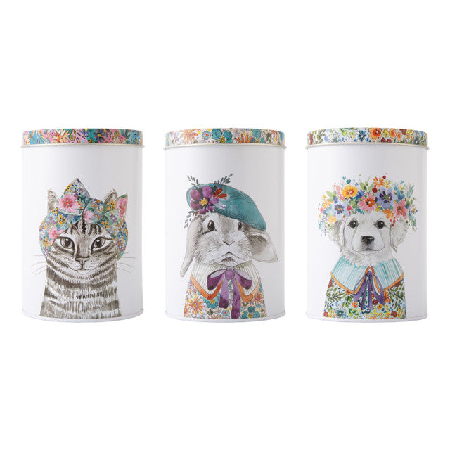 Tipperley Hill 3pc Storage Tin Set