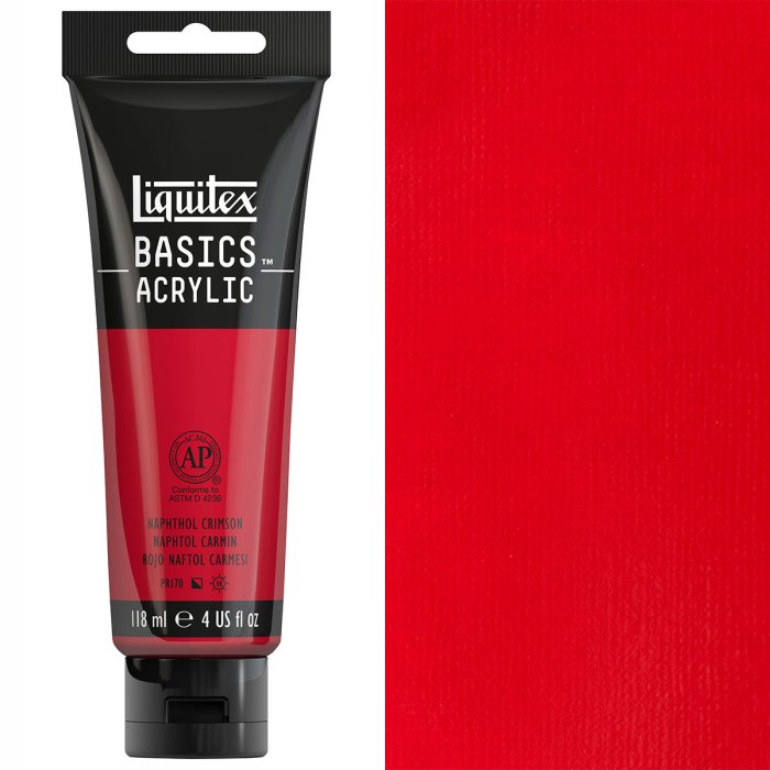 Liquitex Basics Acrylic 118ml Naphtol Crimson