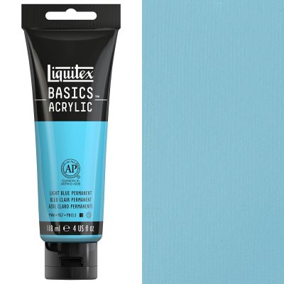 Liquitex Basics Acrylic 118ml Light Blue Permanent