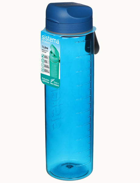 Hot Wheels Tritan Water Bottle 650ml - Blue