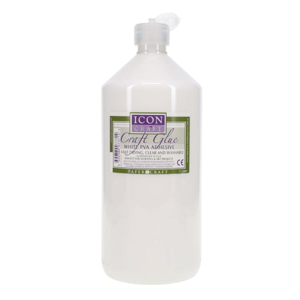 Icon Craft PVA Craft Glue - 1 Litre