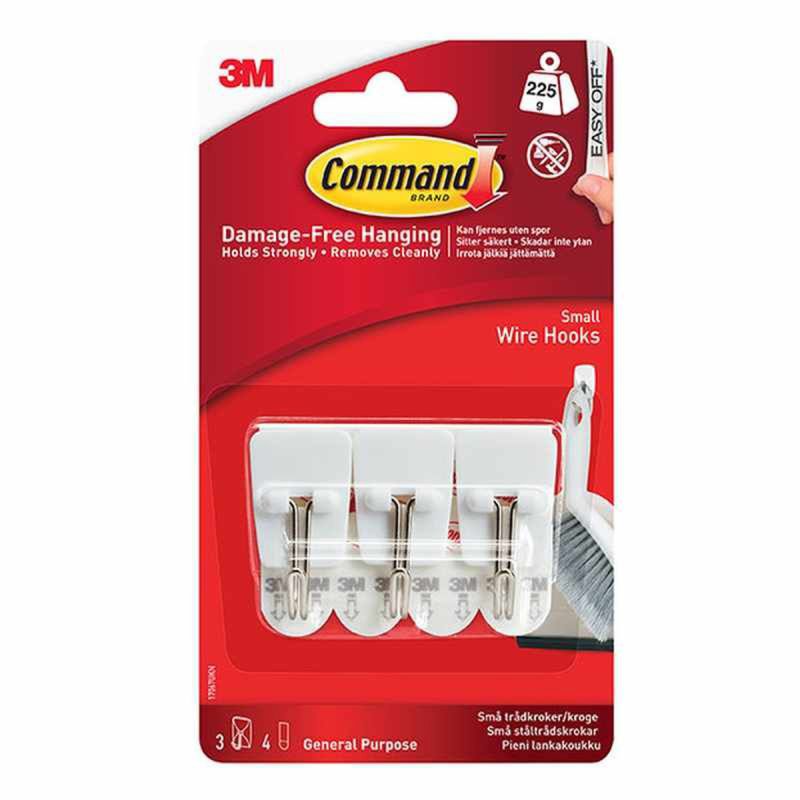 Command 3 Small Wire Hooks