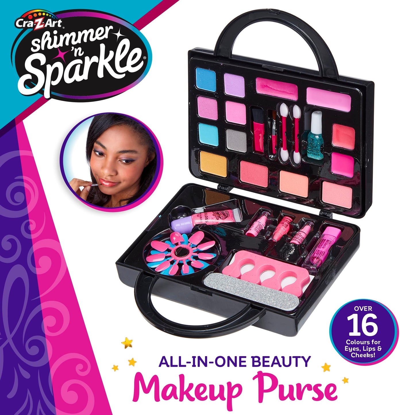 Shimmer N Sparkle All In One Beauty Makeup Purse