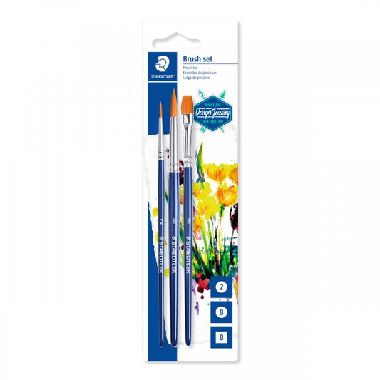 Staedtler 3Pc Brush Set Carded