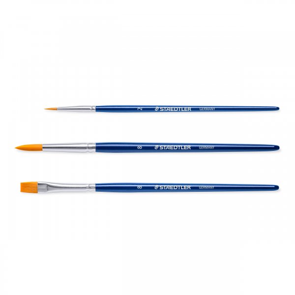 Staedtler 3Pc Brush Set Carded
