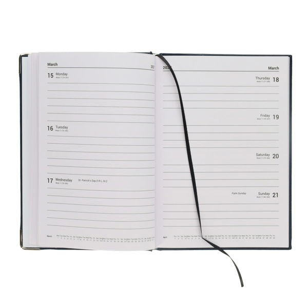 2027 A5 Diary Week To View