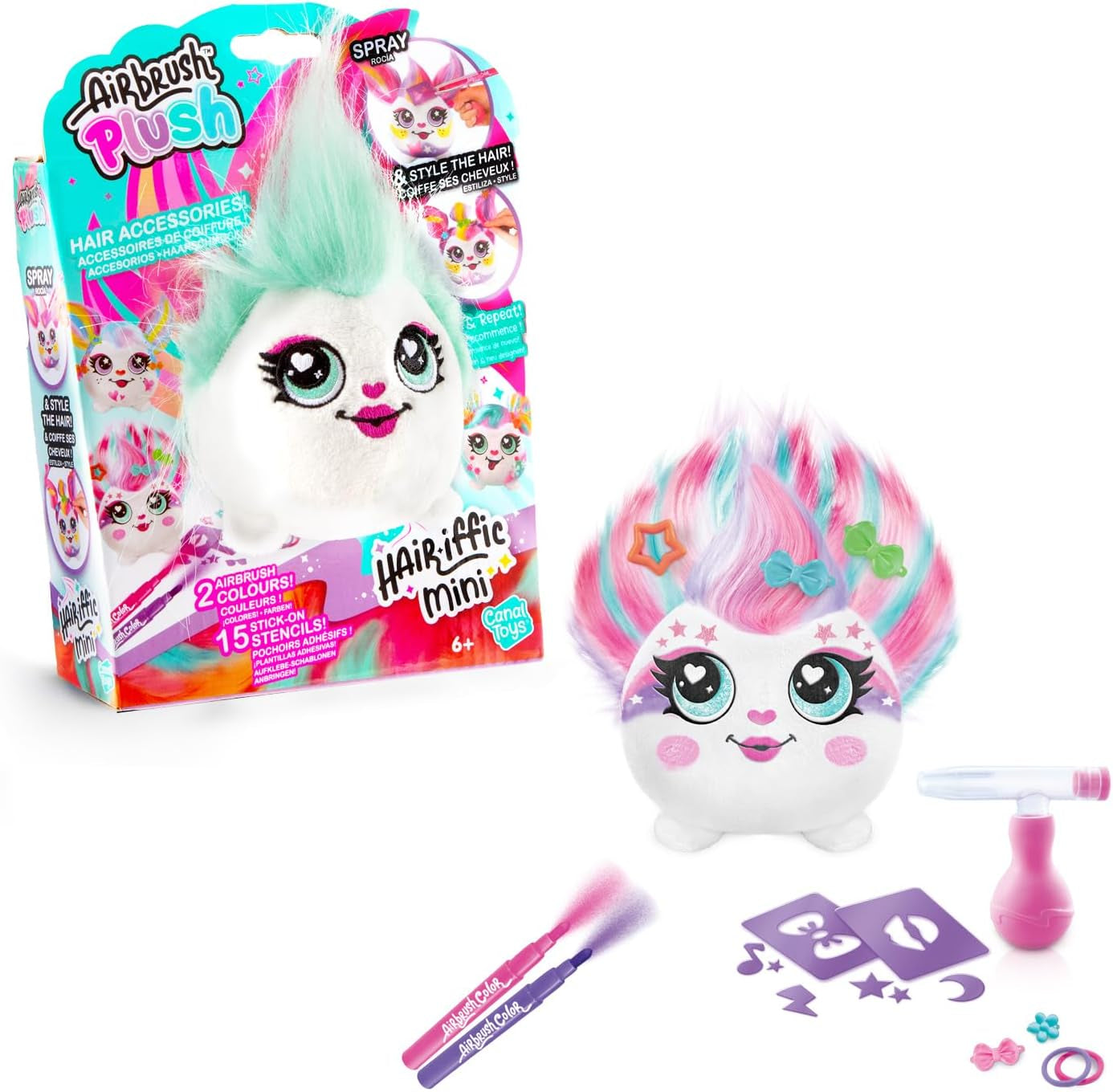Airbrush Plush Hairiffic Minis