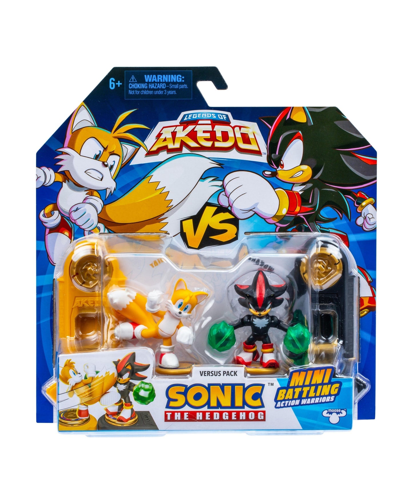 Akedo Sonic The Hedgehog Tails vs Shadow