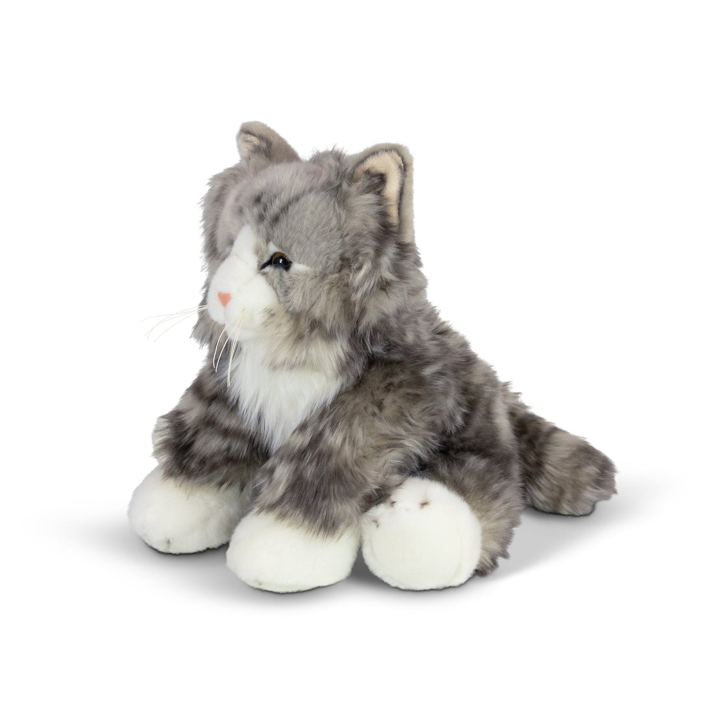 Animigos Grey Fluffy Cat