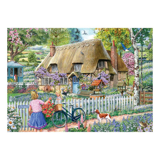Bluebell Cottage 1000 Piece Jigsaw Puzzle
