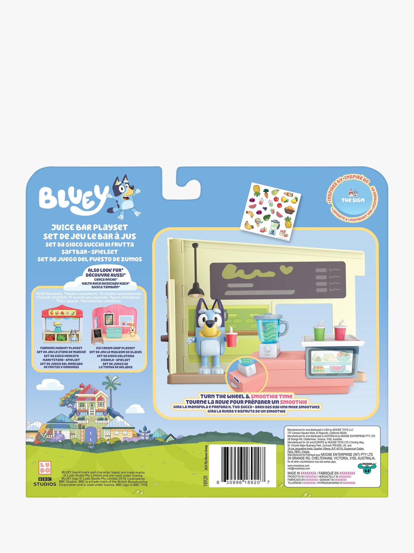 Bluey Mini Chef Playset Juice Bar