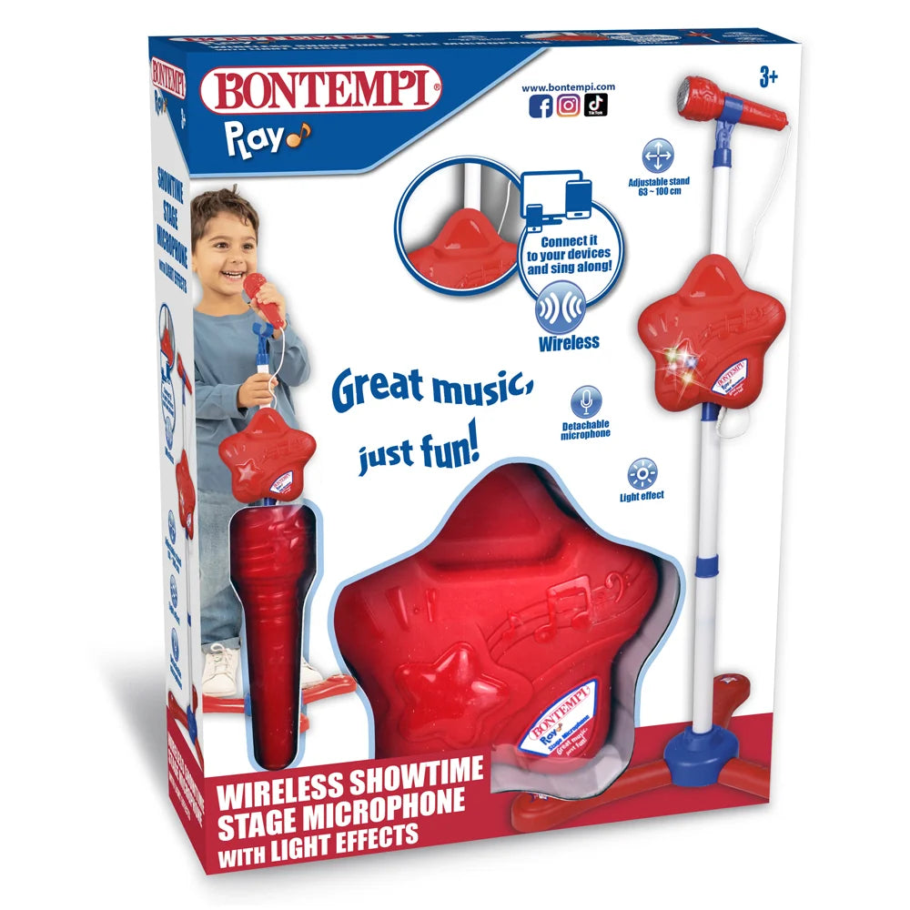 Bontempi Wireless Stage Microphone & Lights