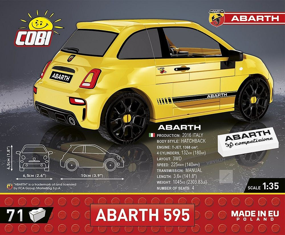 COBI Fiat Abarth 595 Competizione