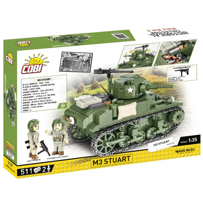 COBI WWII M3 Stuart
