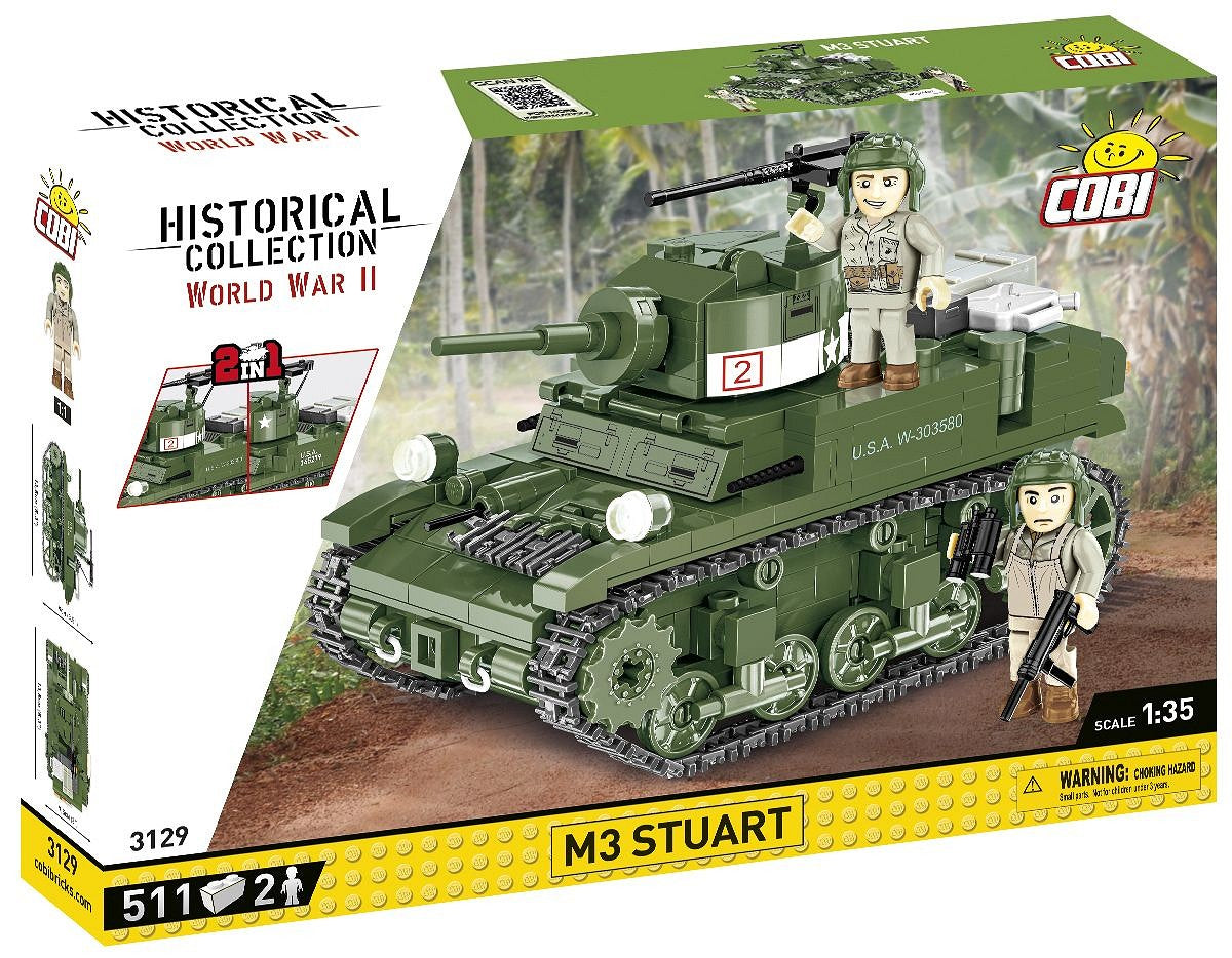 COBI WWII M3 Stuart
