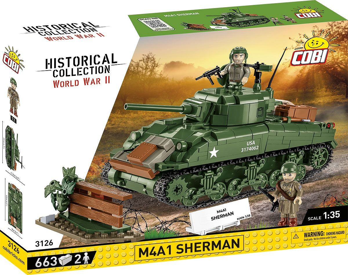 COBI WWII M4A1 Sherman
