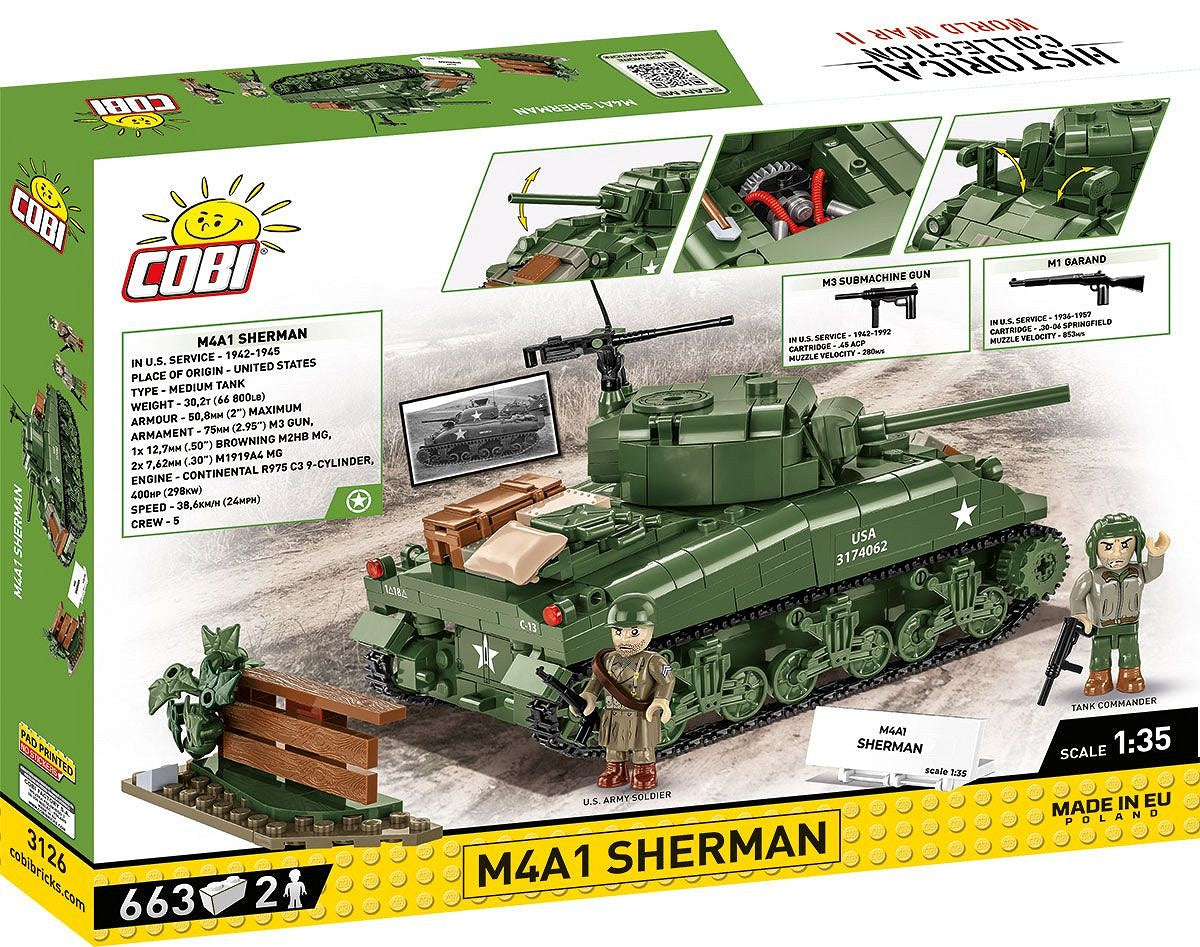 COBI WWII M4A1 Sherman