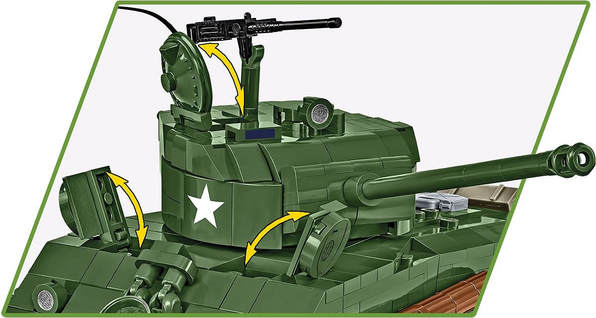 COBI WWII Sherman M4A2E8 (76) W