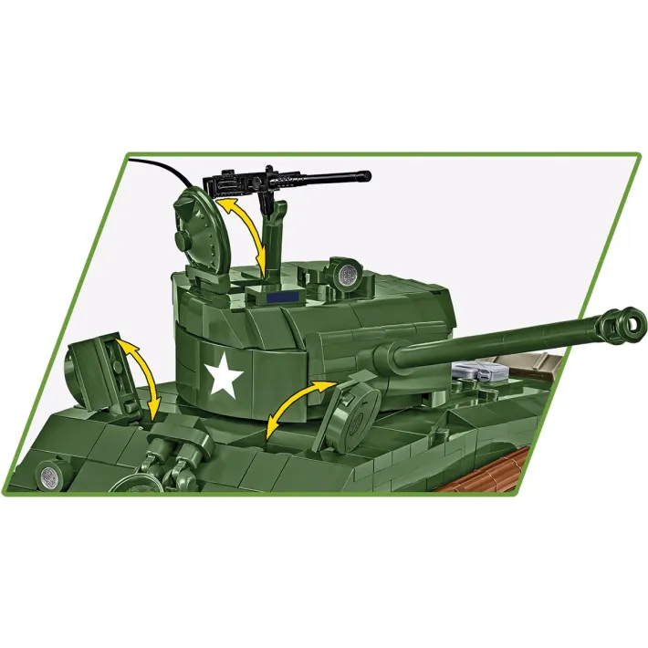 COBI WWII Sherman M4A2E8 (76) W