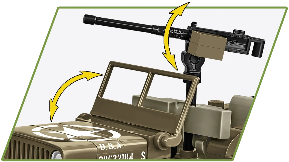 COBI WWII Willys MB 132 KL