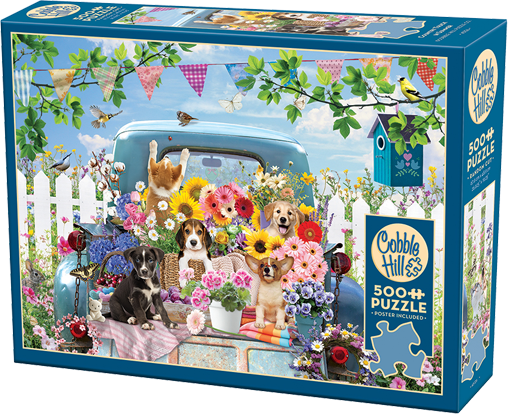 Cobble Hill Country Truck Summer 500 Piece Jigsaw Puzzle