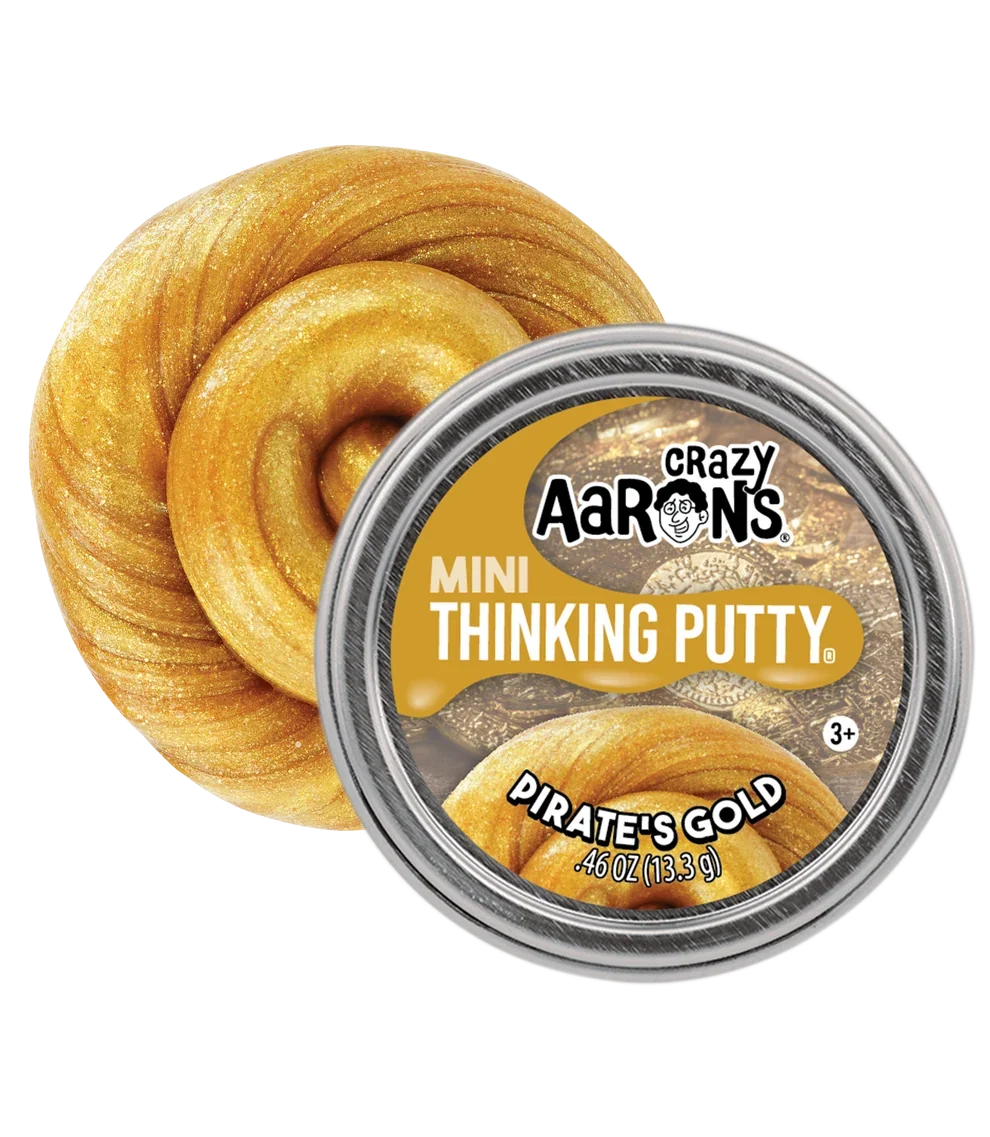 Crazy Aaron's Thinking Putty Mini Pirates Gold