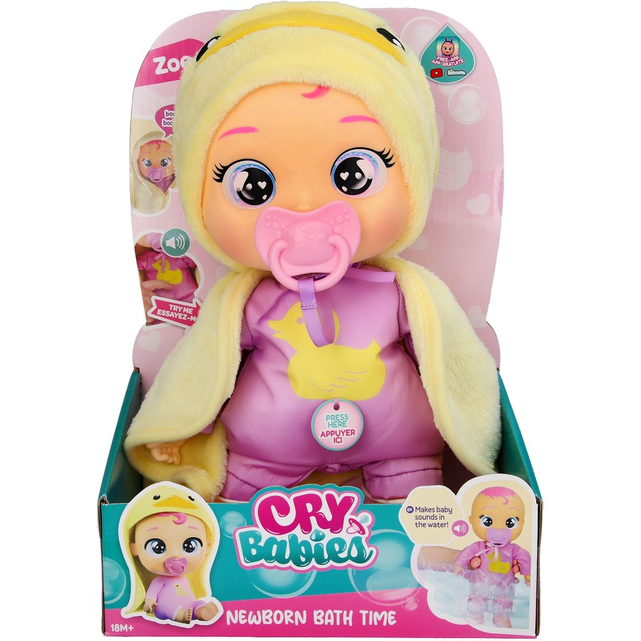 Cry Babies Newborn Bathtime Doll