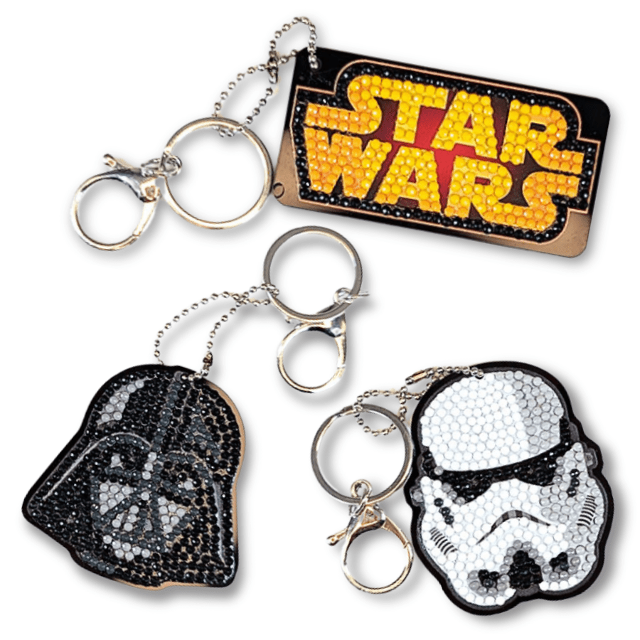Crystal Art Keyring Set Star Wars