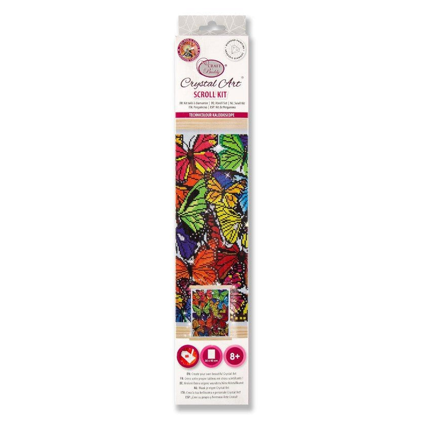 Crystal Art 40x50 Scroll Technicolour Kaleidoscope