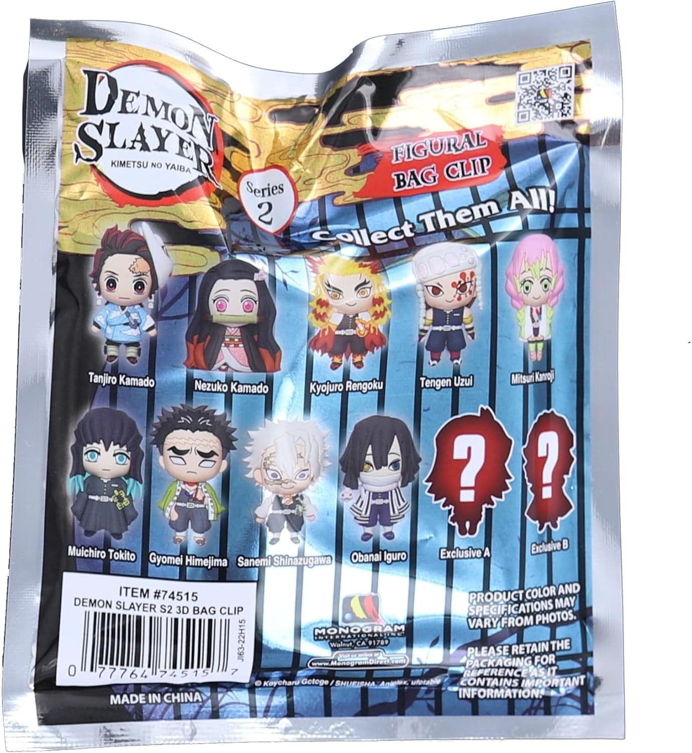 Demon Slayer Bag Clip Series 2