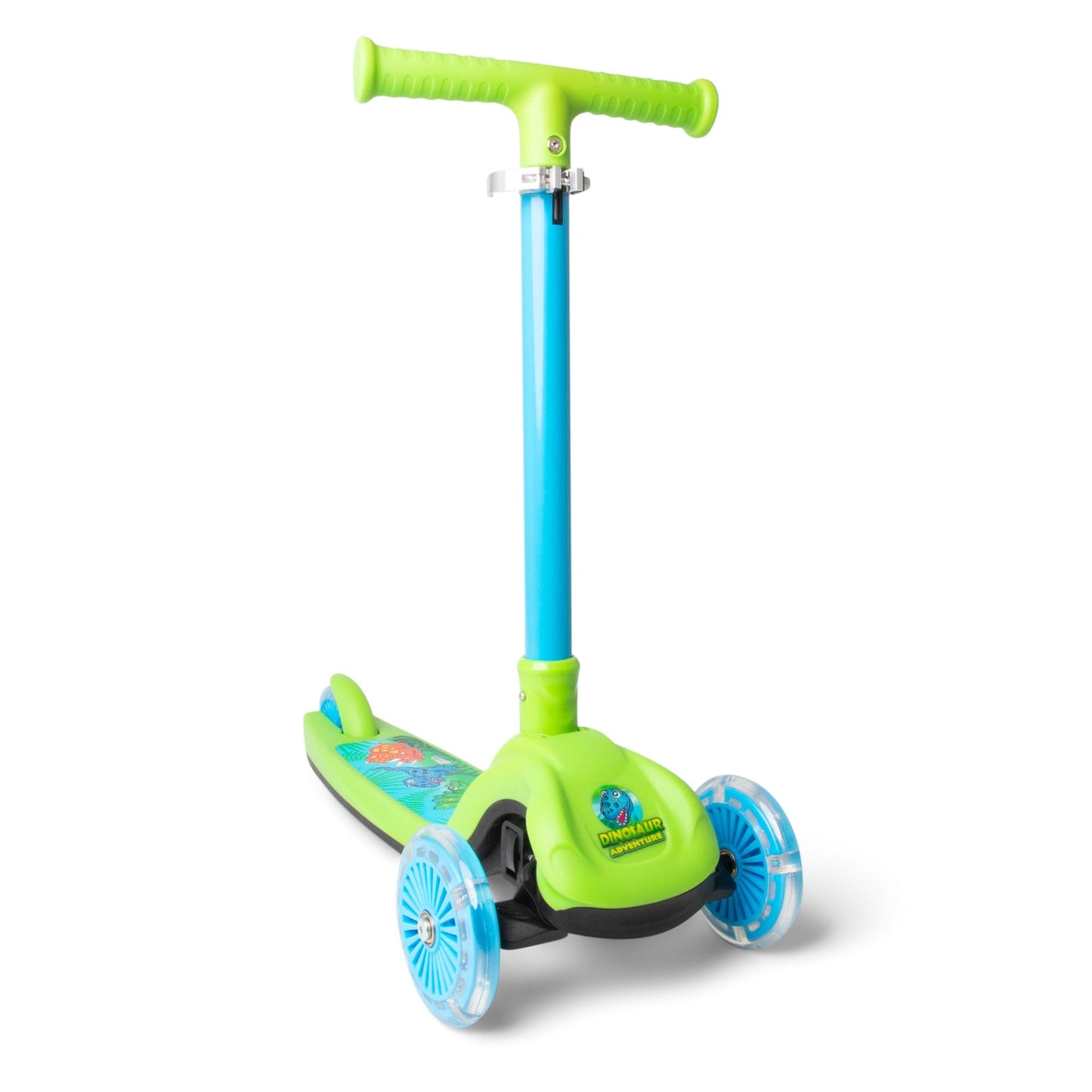 Dinosaur Light Up Folding Scooter