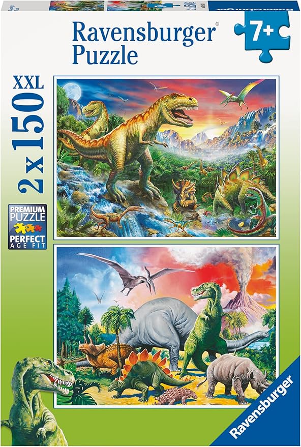 Dinosaurs 2 x 150 Piece Jigsaw