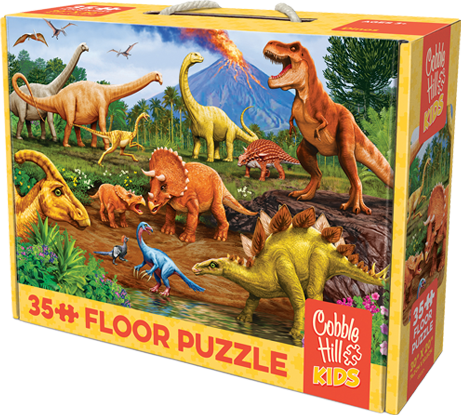 Cobble Hill Dinosaurs 35 Piece Floor Jigsaw Puzzle