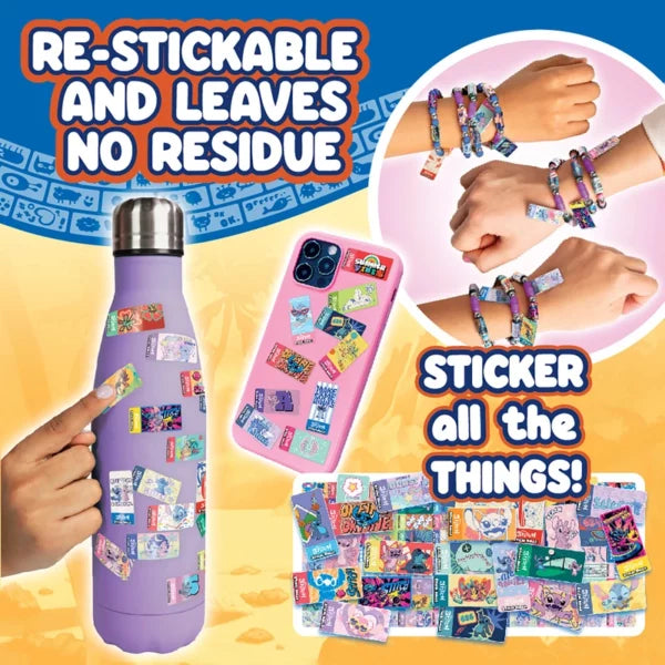 Disney Stitch Sticki Rolls Sticker Jewellery Making Set.